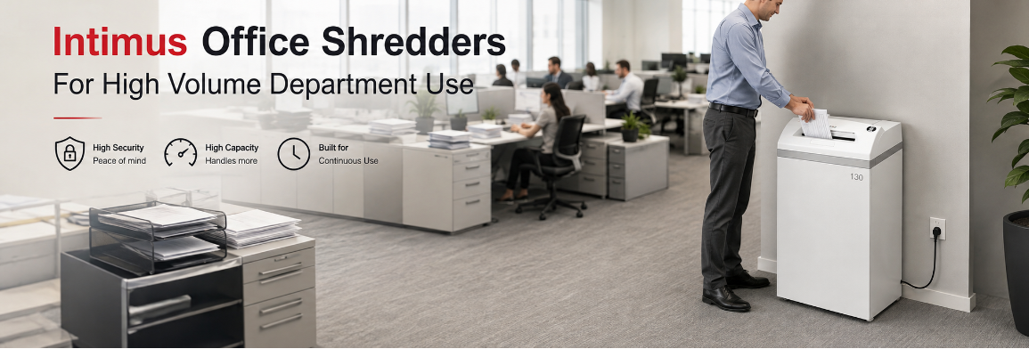 How Intimus Office Shredders Perform Across Medium and Departmental Offices